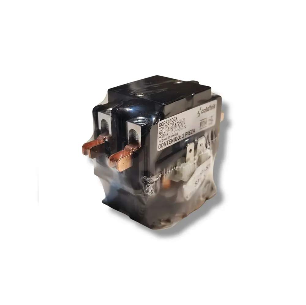 Contactor de 2 polos para refrigeración 